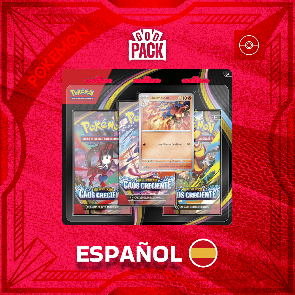 BLISTER CAOS CRECIENTE 3 SOBRES (ESP)