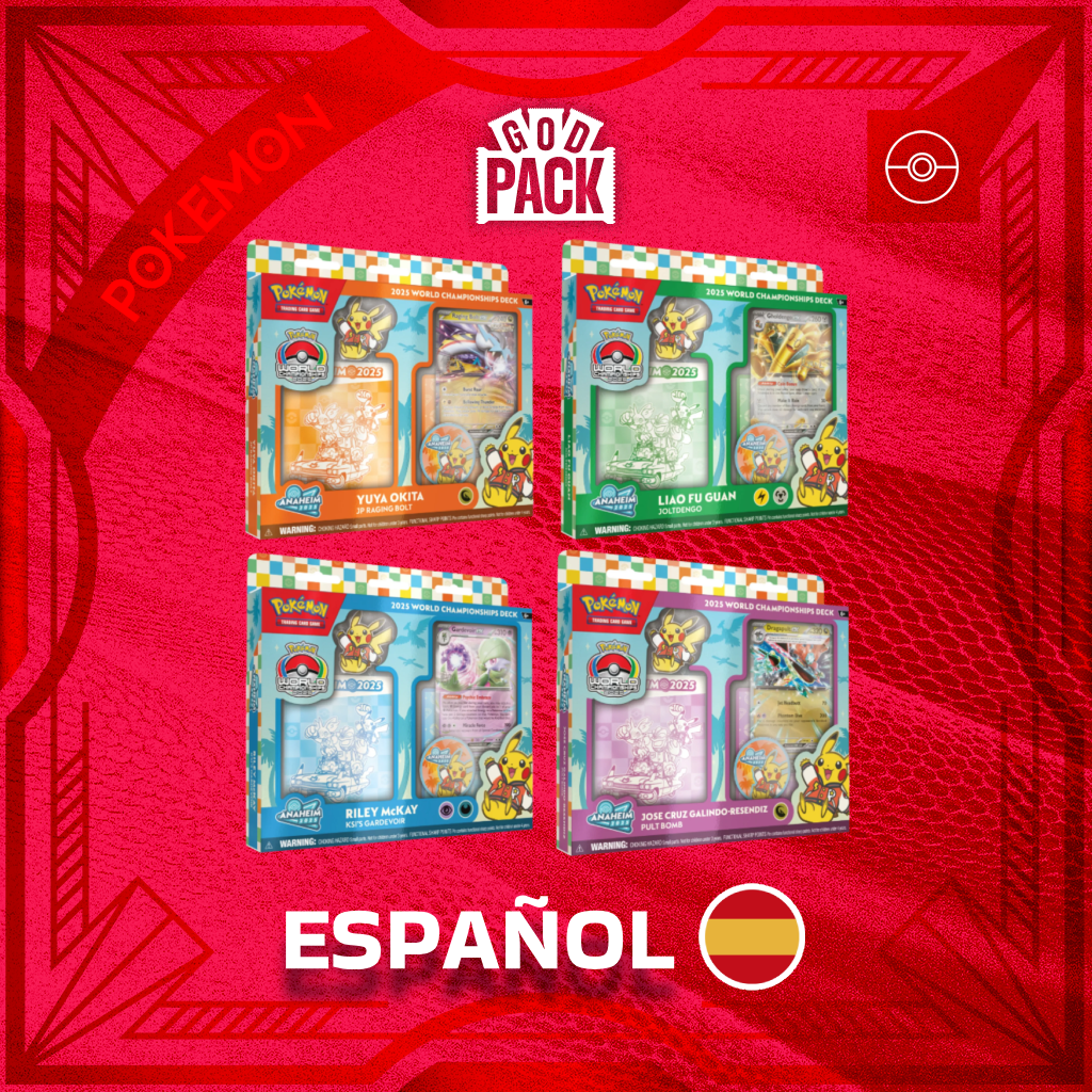 POKÉMON TCG: WORLD CHAMPIONSHIP DECKS 2025 (INGLÉS)