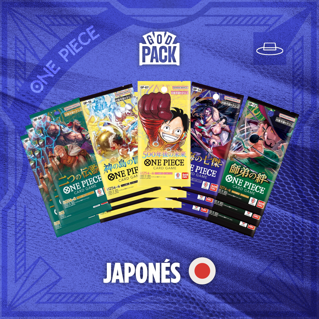 GOLD Mystery Pack One Piece  – 5 Sobres