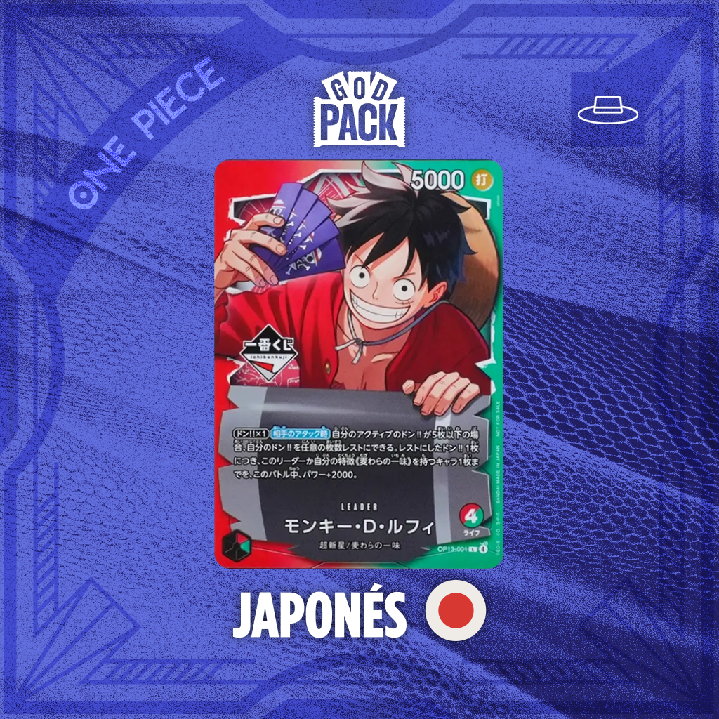 One Piece Carta Monkey D. Luffy OP-13 Ichiban Kuji