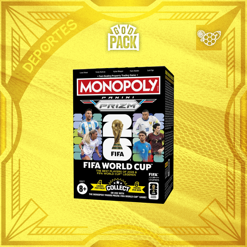 MONOPOLY PANINI PRIZM CAJA 6 SOBRES